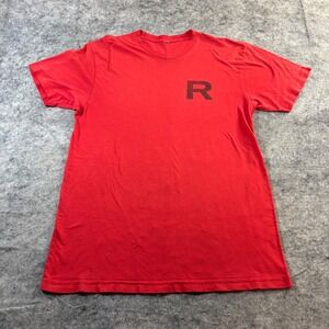 Rogue Fitness Mens Red Graphic T-Shirt Single Stitch Warrior Gym Tee Size Medium